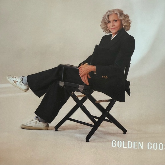 Golden Goose Metallic Super Star Celebrity Sneakers In Original Zipper Bag 40 - Picture 2 of 12